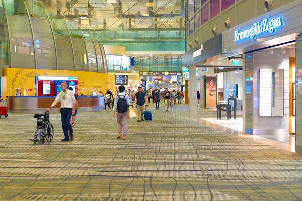 Εσωτερικό του αεροδρομίου Changi — Φωτογραφία Αρχείου