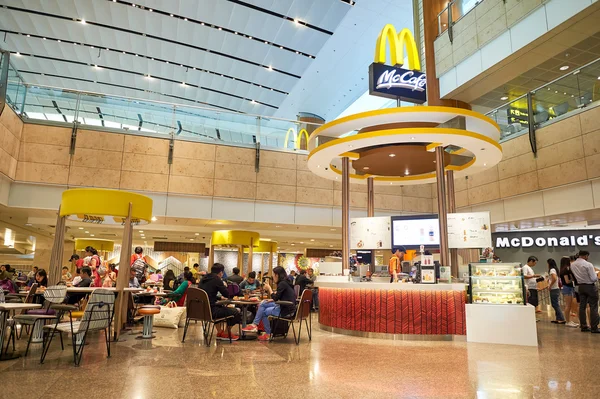 McCafe, Singapore Changi Aeroporto — Foto Stock