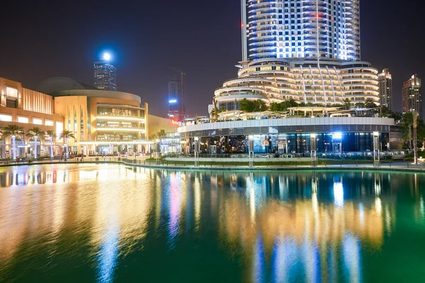 Lago Burj Khalifa en Dubai — Foto de Stock