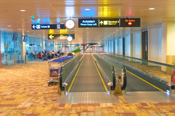 All'interno di Changi Aiport — Foto Stock