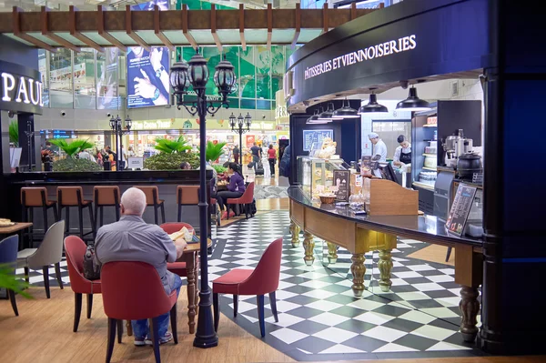 Cafe w Changi Airport — Zdjęcie stockowe