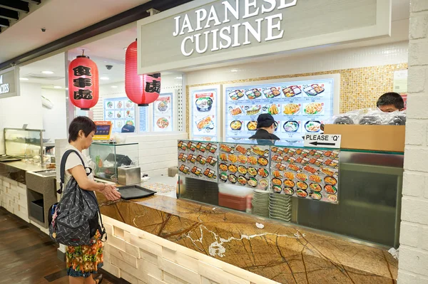 Changi Havalimanı'na food court — Stok fotoğraf