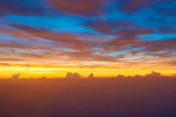 Vista aérea da aeronave — Fotografia de Stock