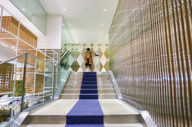 Hong Kong 'daki alışveriş merkezi.