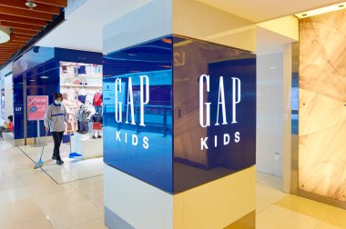 Hong Kong 'daki alışveriş merkezi.