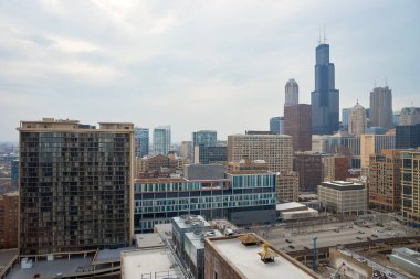 manzaraya bir Chicago gündüz