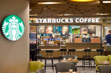 Changi Havaalanı'nda Starbucks