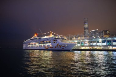Kowloon görünümünü geceleri