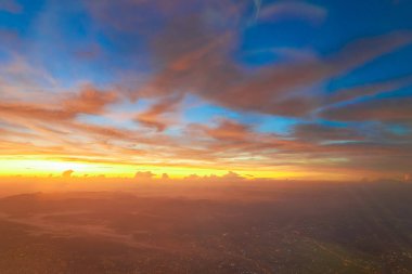 uçak havadan görünümü
