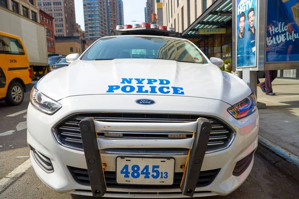 New York City polis departmanı araba — Stok fotoğraf