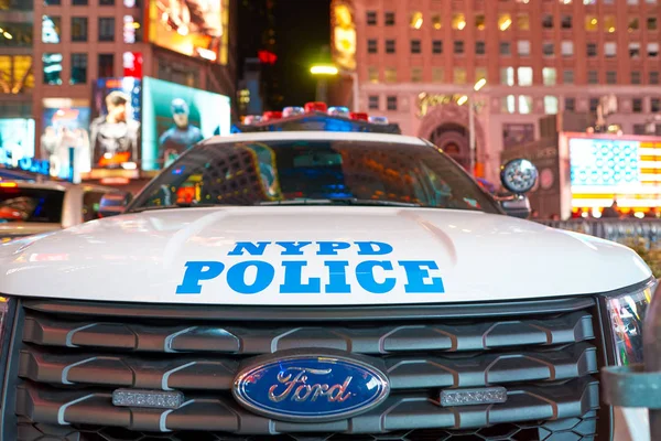 Πόλη της Νέας Υόρκης αστυνομικό τμήμα αυτοκινήτων — Φωτογραφία Αρχείου