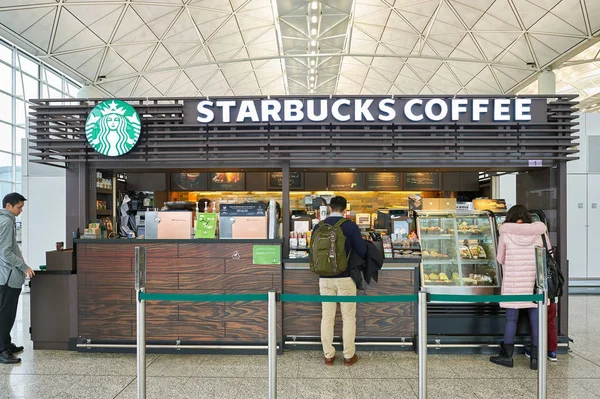 Starbucks v Hong Kongu — Stock fotografie