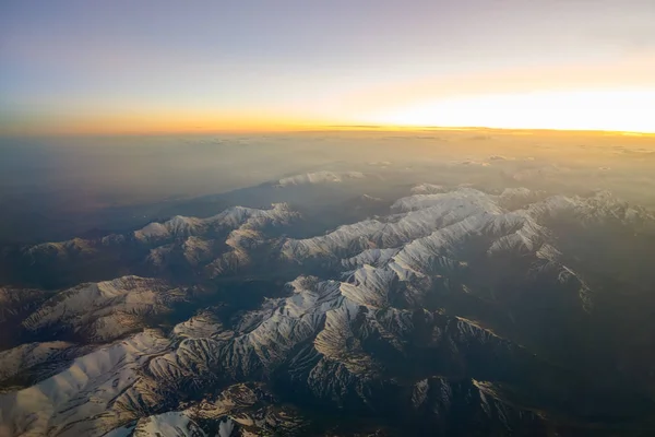 Vista aérea desde el avión — Foto de Stock