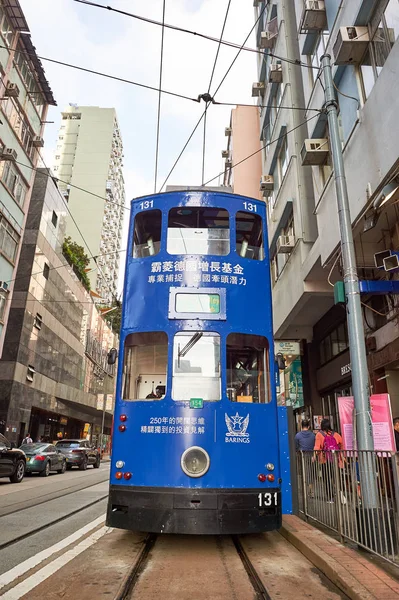 Double-decker tramway — Stock Photo, Image