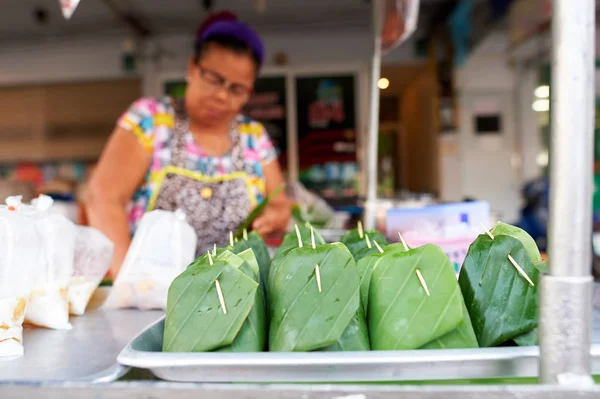 Baia de comida de rua em Pattaya — Fotografia de Stock