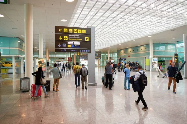 Barcelona El Prat repülőtér — Stock Fotó