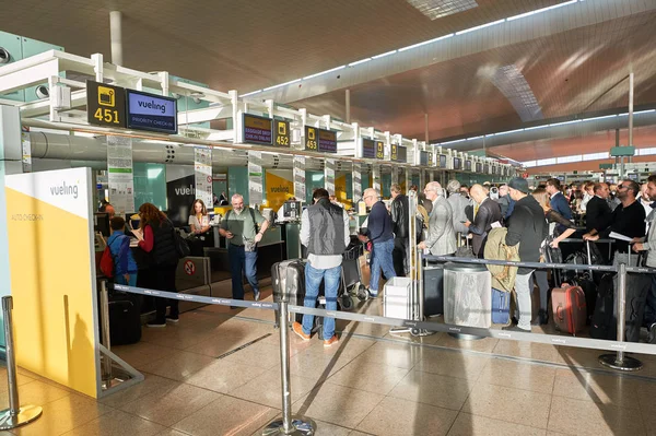 Barcelona El Prat repülőtér — Stock Fotó