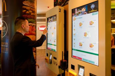 Self-Servis Mcdonalds restoranda