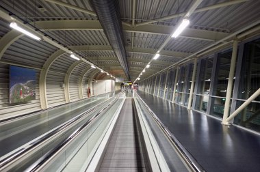 Schiphol Havaalanı 'nın içi.