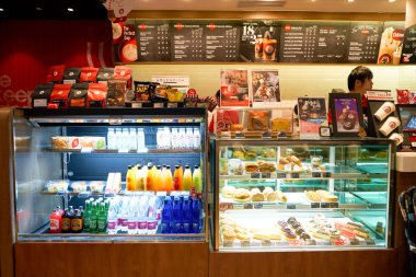 Pasifik kahve servisi sayacında 