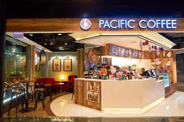 Interiér Pacific kávy — Stock fotografie