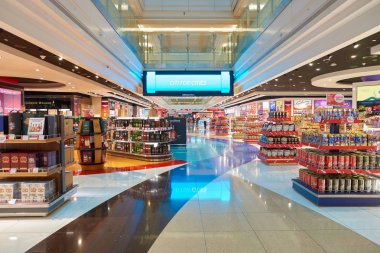 Dubai duty free mağazasında 
