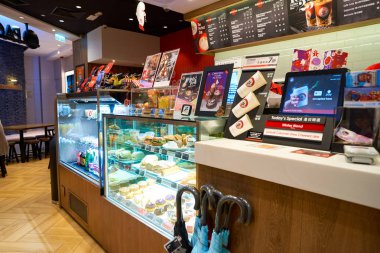 Pasifik kahve servisi sayacında 