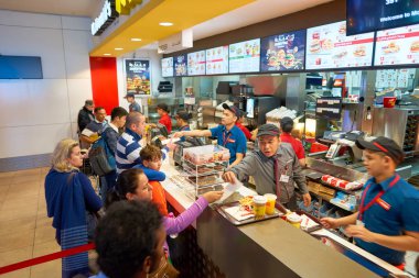 bir Mcdonalds sayaç Servisi