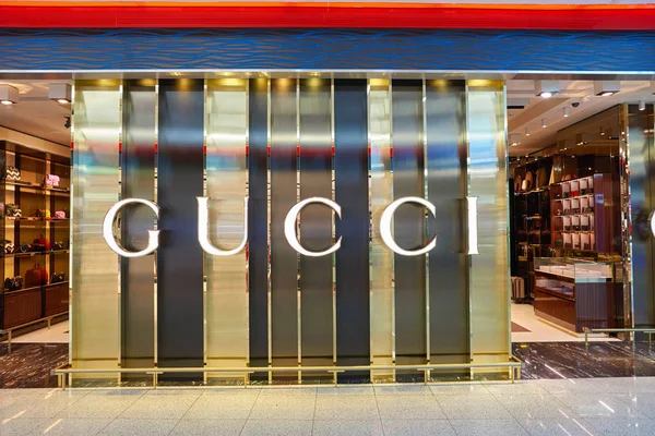 Značka značka Gucci — Stock fotografie