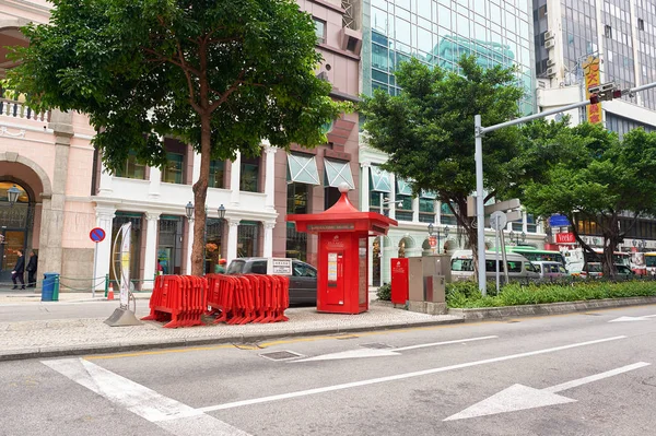 Hoge gebouwen in Macao street — Stockfoto