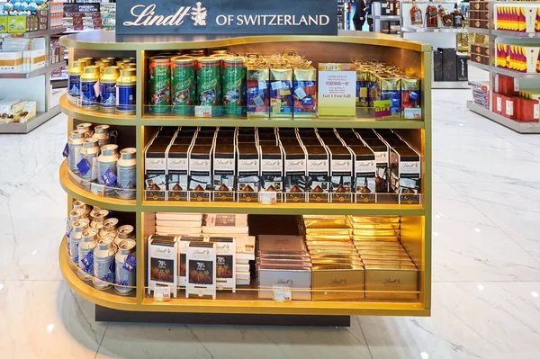 Escaparate de chocolate en el aeropuerto de Macao — Foto de Stock