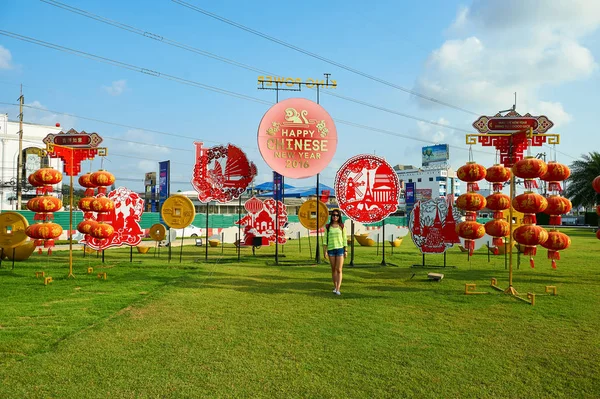 Ano novo chinês decorações — Fotografia de Stock