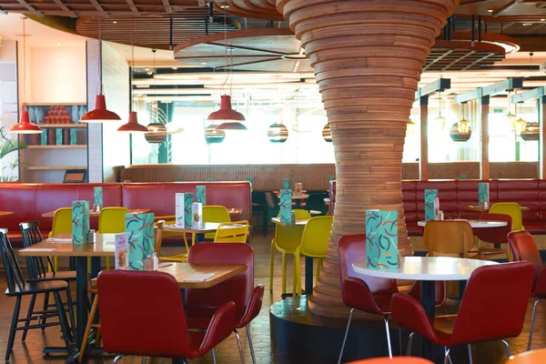 Giraffen Restaurant Interieur — Stockfoto