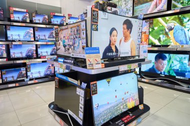 Hong Kong elektronik mağazasında