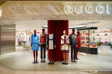 Gucci mağaza öğeleri alışveriş merkezi