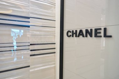 Chanel işareti öğeleri alışveriş merkezi.