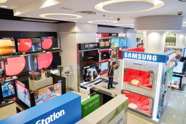 Hong Kong elektronik mağazasında