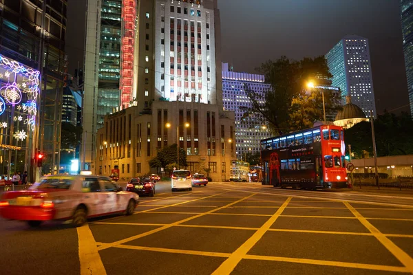 Hong Kong di notte — Foto Stock