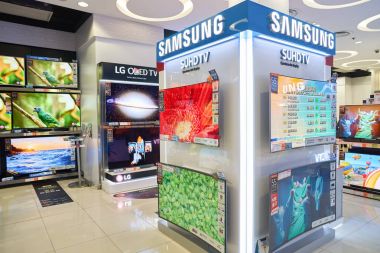 Hong Kong elektronik mağazasında