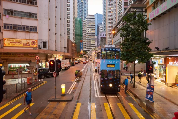 Hong Kong akşam — Stok fotoğraf