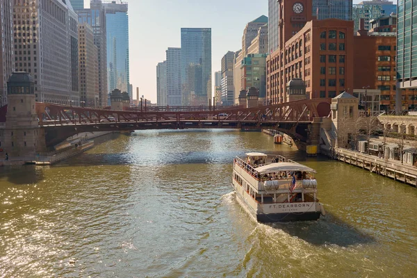 Chicago stedelijk landschap — Stockfoto