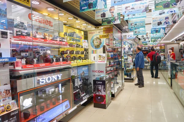 Магазин електроніки в Гонконгу — стокове фото