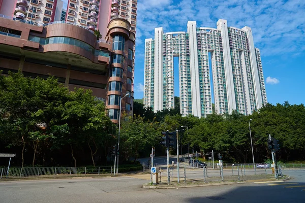 Hong Kong paisagem urbana — Fotografia de Stock