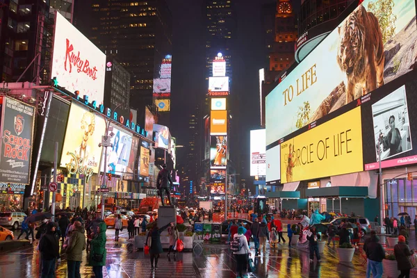 Times Square i Usa — Stockfoto