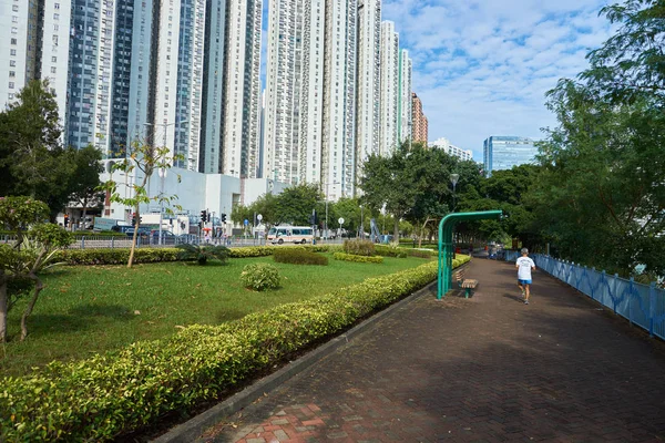 Paisaje urbano de Hong Kong — Foto de Stock