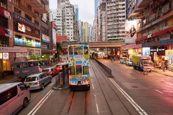 Hong Kong la sera — Foto Stock