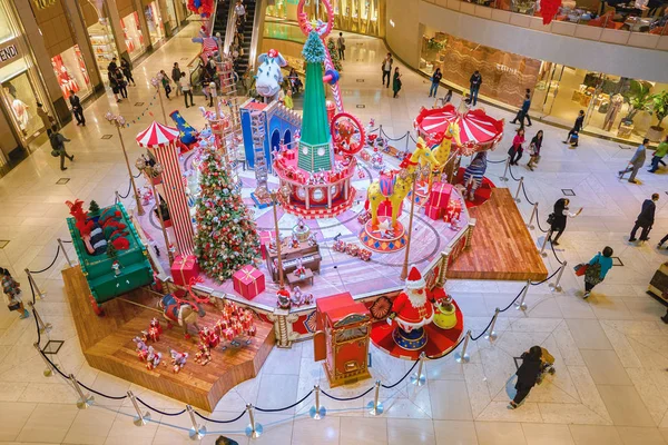 Um centro comercial em Hong Kong — Fotografia de Stock