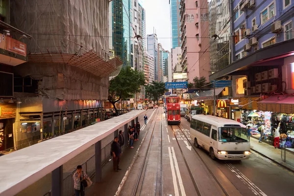 Hong Kong akşam — Stok fotoğraf