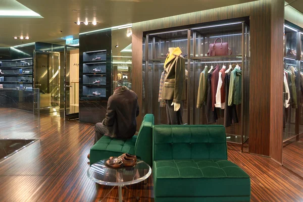 Prada store-ban Hong Kong — Stock Fotó