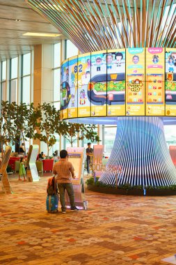 Singapur Changi'nın Havaalanı sosyal ağaç